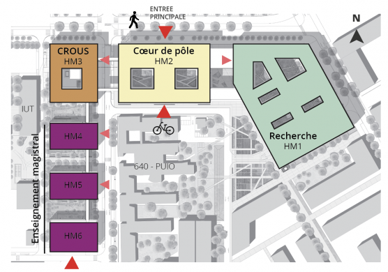 Carte générale du bâtiment BPC